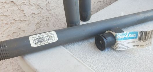 18" riser with sprinkler head