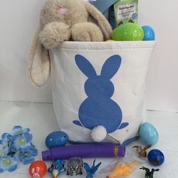 Easter baskets for boy and girl filled is $20, empty just basket $4 each