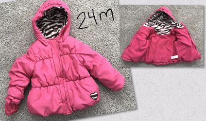 Girl’s 24 months pink puff jacket