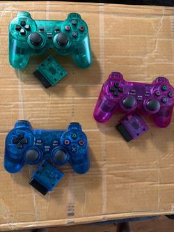 Playstation 1 and PS2 compatible WIRELESS controllers for PS1 and playstation 2 console