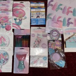 Mermaid Theme Party Decor & Misc Items- $60 OBO