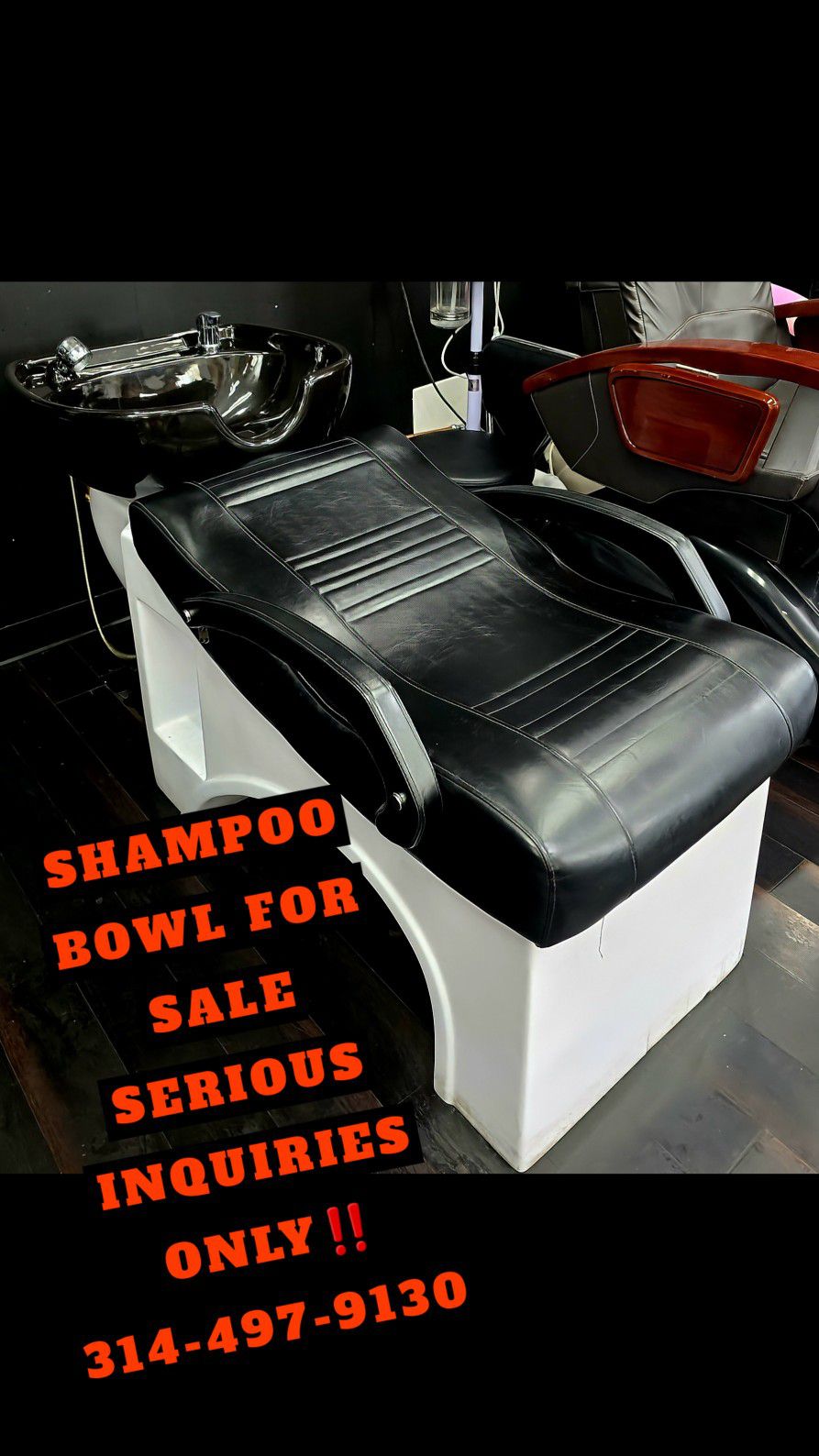 2 Reclined Shampoo Bowls