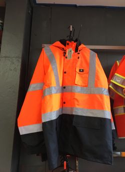 Lightweight waterproof high Visibility jacket