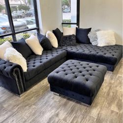 Modern sectional sofa sale- limited supply- zero interest Finance available- shop now pay later.  