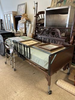 Vintage Hospital Bed With Mattress