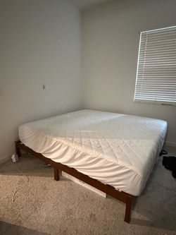 Lifement King size  Bed Frame + Mattress Set – $150 OBO