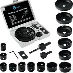 Hole saw set