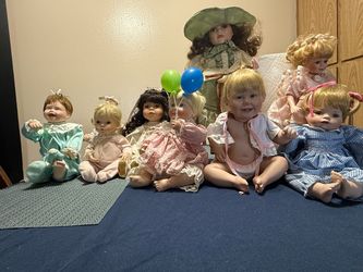 Collectable porcelain dolls