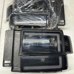 91-94 Ford Explorer LED DRL Headlights Luces Micas Calaveras Faros Faroles Focos Headlamps 