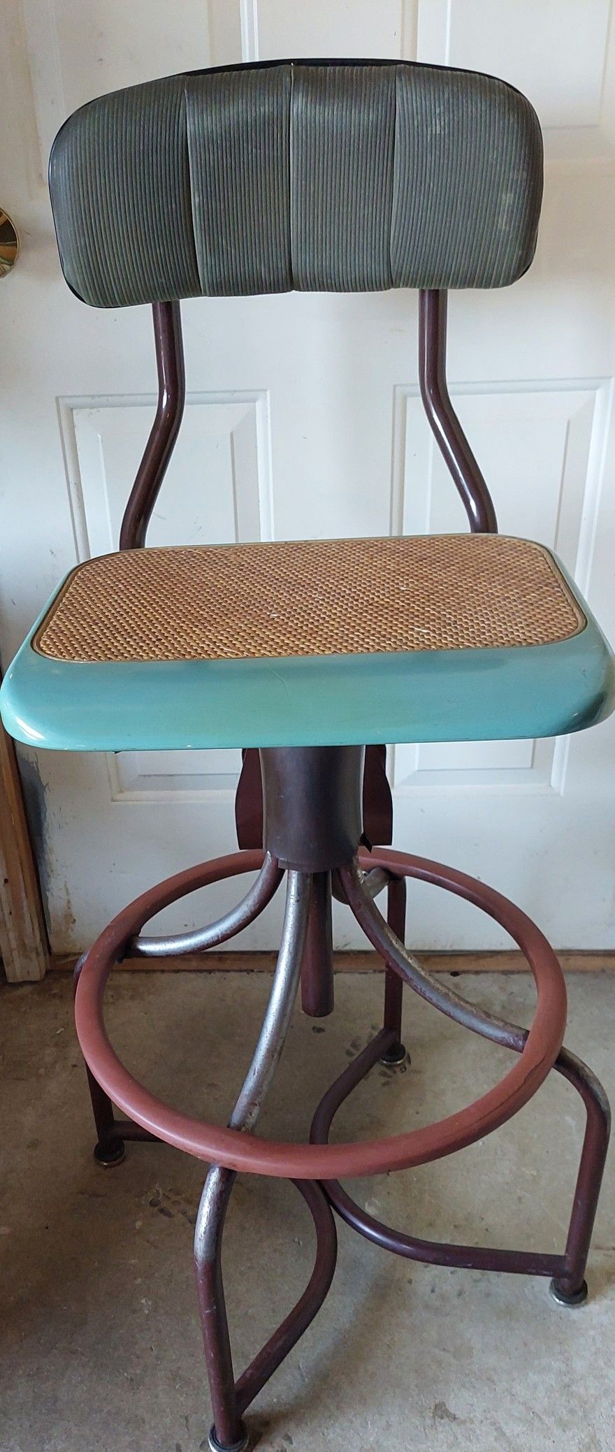 Vintage 1930's Western Electric Telephone Operator Chair w/ Purse Holder