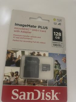 Image mate Plus SanDisk 128gb MicroSDXC UHS-l Card