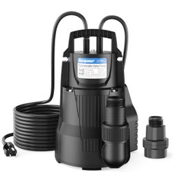 Acquaer 1/2 HP Automatic Sump Pump