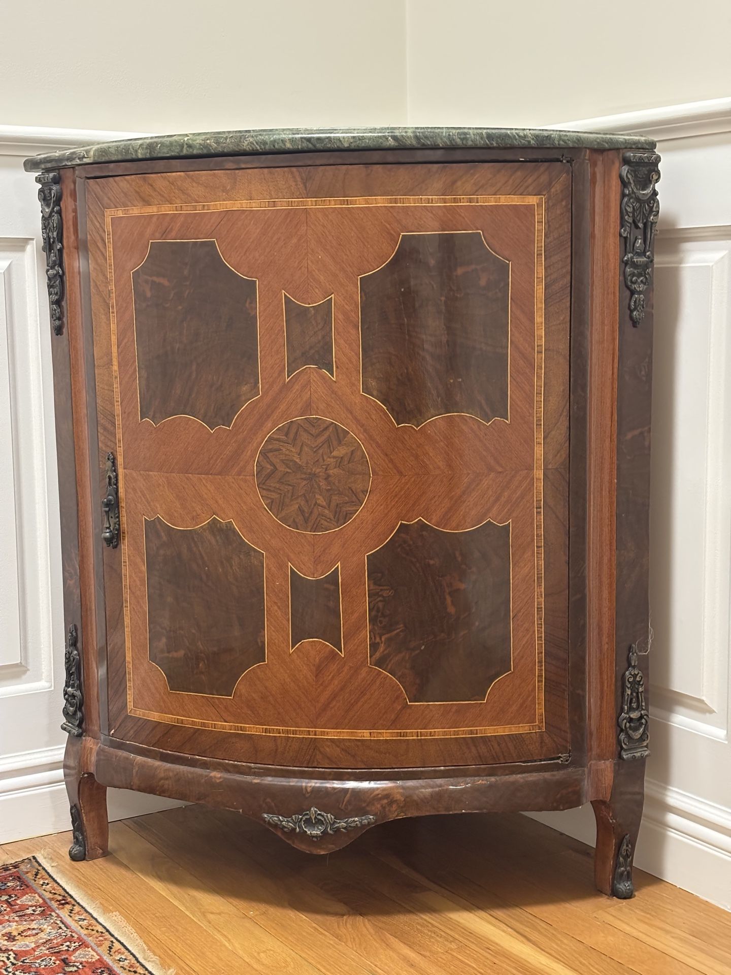 Antique corner cabinet