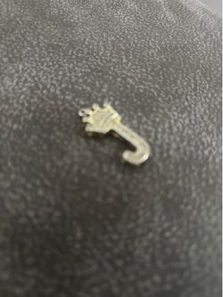 J shaped Real gold chain/necklace accessory