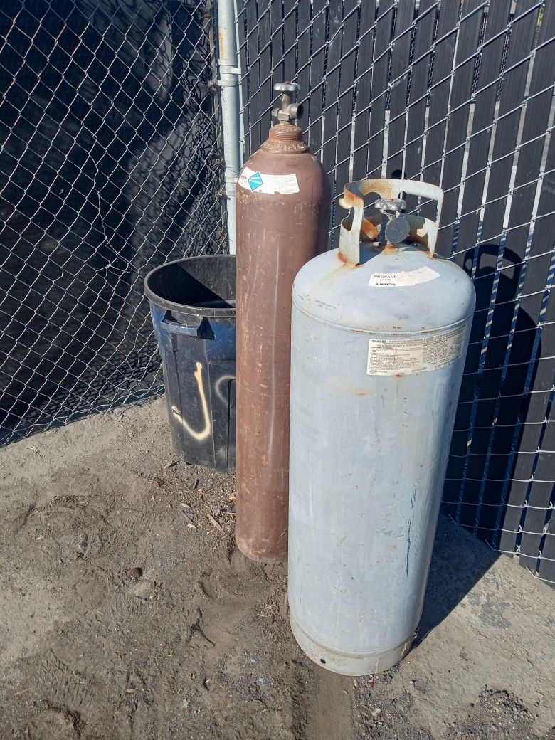 Propane Tank And Argon Compressed Tank Quick Sale