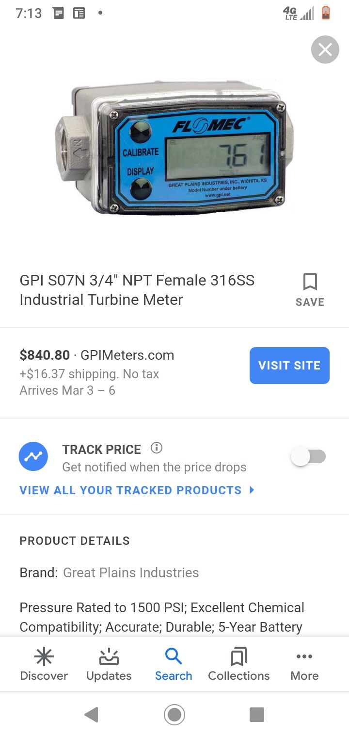 Electronic fuel meter