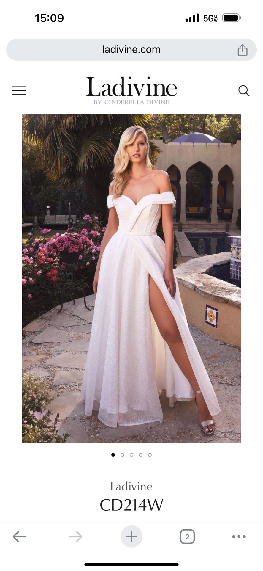 Cinderella Divine Wedding Gown -no Alterations