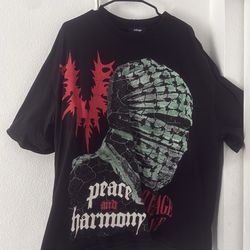 Black oversized graphic t-shirt