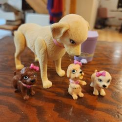 Barbie Taffy Dog and Puppies