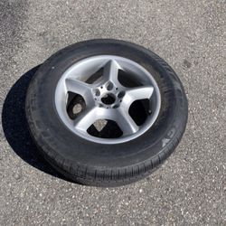 1 X 235/65r17 5x120 5x4.72 Stock BMW X3 X5 Wheel Rim Tire!!!