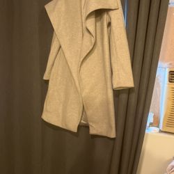 Coat Light Grey Super Clean Wore Once $25.00