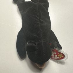 Rare TY Beanie Baby Blackie The Bear (best Offer) 
