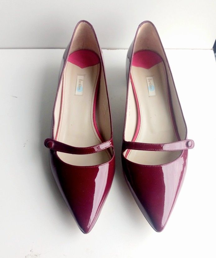 Boden Red Shoes Flats Kitten Heels fashion womens size 10