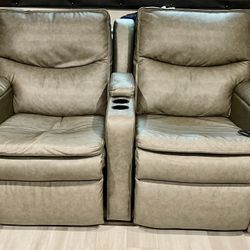 RV recliner loveseat- Gray