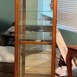 Curio Display Cabinet With Lights 