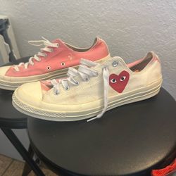 Custom Converse X Play Comme Garçons 