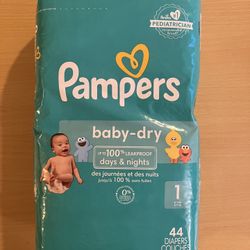 Diapers (Pampers Size 1) 
