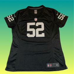 Raiders Jersey Mack #52 Womens Size Large