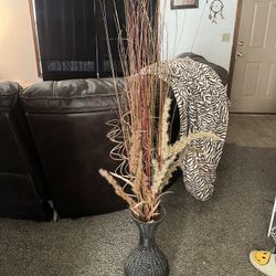 5ft Fake Plant in Wicker Vase