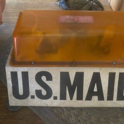 Us Mail Vintage Led Light Car Topper 