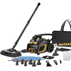 McCulloch 1500 Watts Multipurpose Canister Steam Cleaner with 20 Accessories