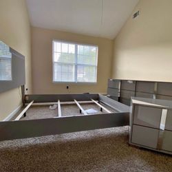 LED BEDROOM SET AVAILABLE IN GRAY, BLACK OR WHITE !! QUEEN $925 KING $975!