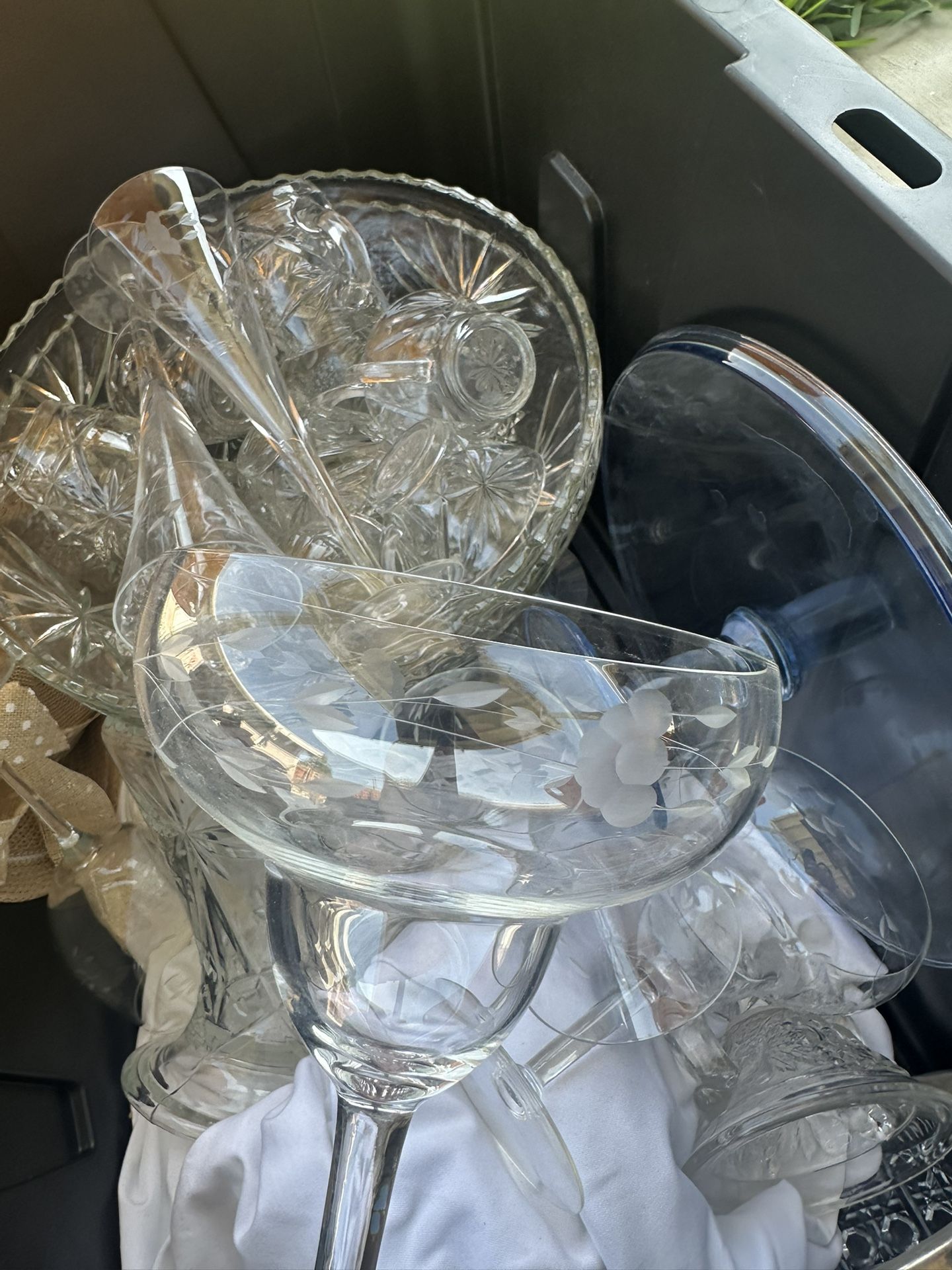 Crystal Punch Bowl