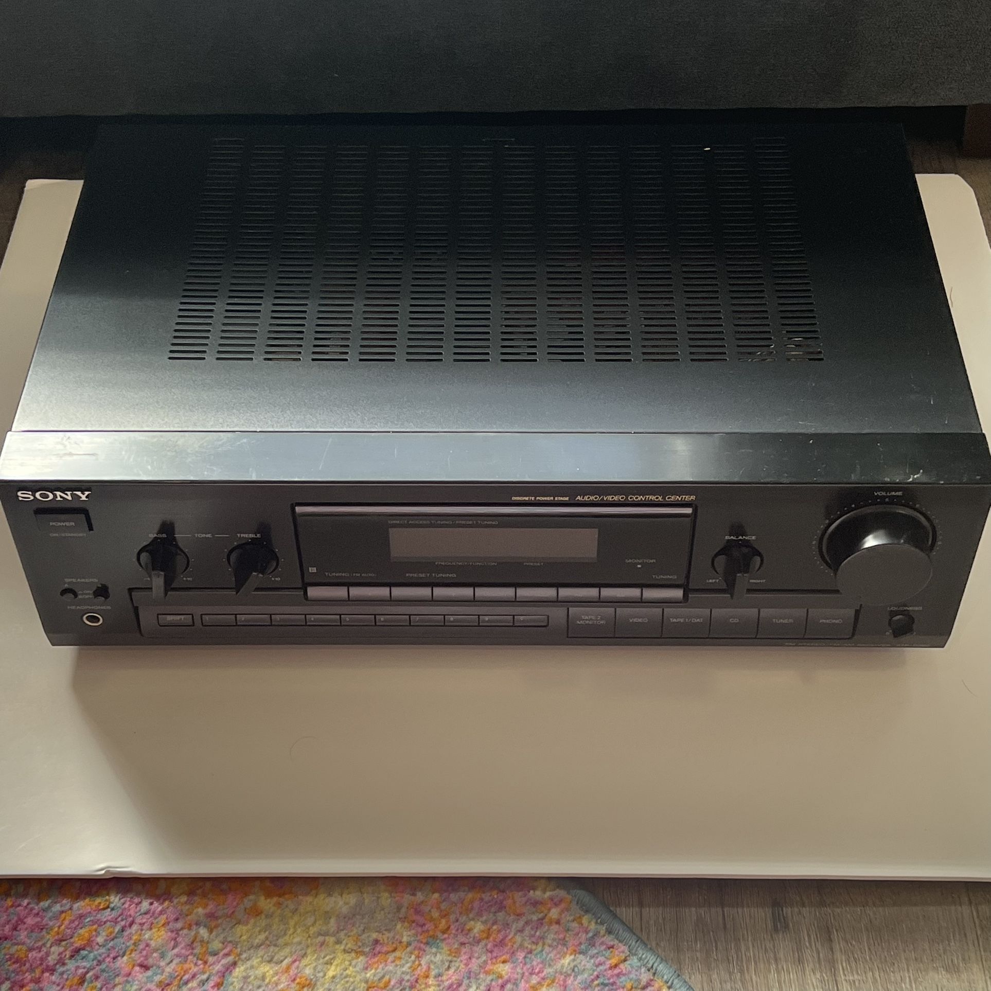 Vintage Sony STR-D390 AM/FM Stereo Receiver With Phono Input