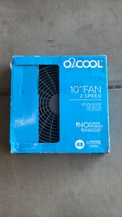 o2cool 10” fan with batteries