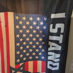 "I STAND" w/ Israel EXTRA Large FLAG