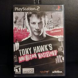 PS2 Tony Hawk's American Wasteland