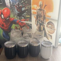 $8 each  Brand New/ Never Used  2- Rose Gold 1- Pink  With straws 