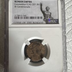 Ancient Roman Coin – Constantius II (AD 337–361) – NGC Certified