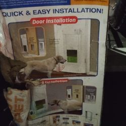 Automatic Dog Door For Large Dogs Up To 100 Lb