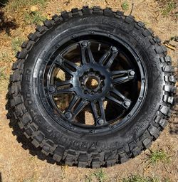 Spare Rolling Big Power 35’ tire with rim
