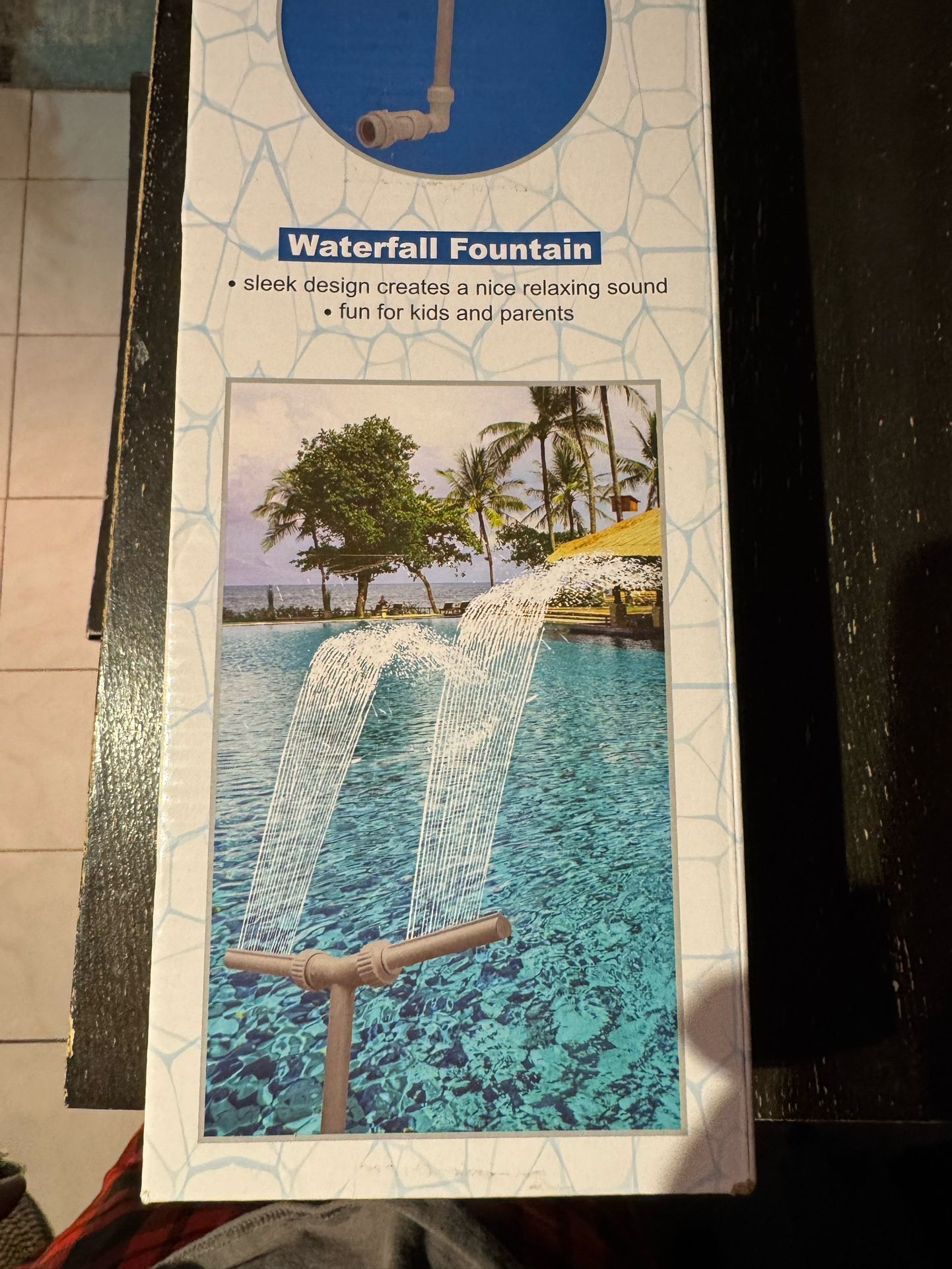 Adjustable Swimming Pool Waterfall Fountain Spray . New