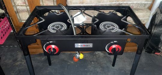 Dual Headed Gas Burner