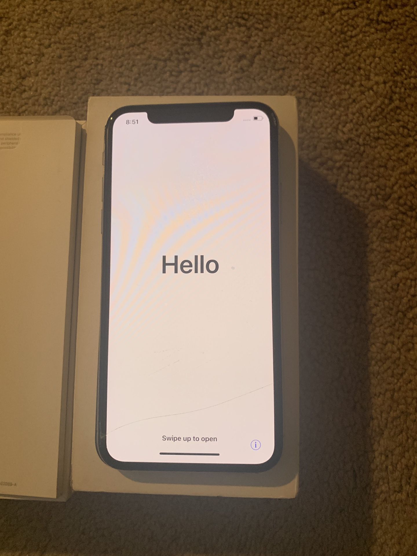 White iPhone X 64gb