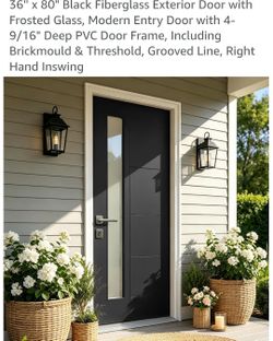 Exterior door and patio door