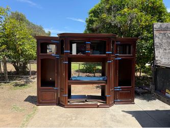 Cherry Wood Entertainment Center